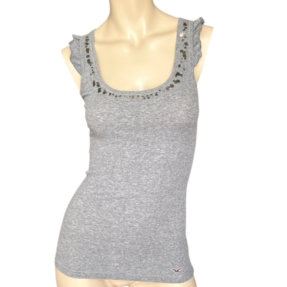 Hollister Y2K Cami Top Tunic Size M Babydoll Mermaidcore Boho Fairy Gypsy